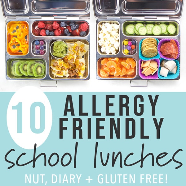 10 idee per il pranzo scolastico senza allergie per bambini