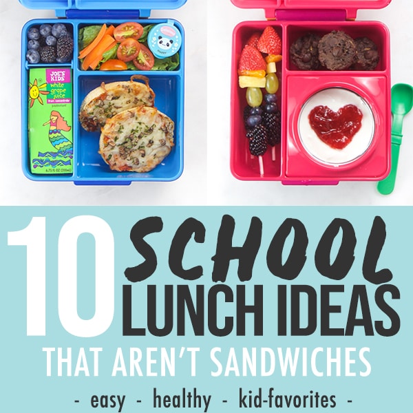 10 idee facili e salutari per il pranzo scolastico (niente panini!)