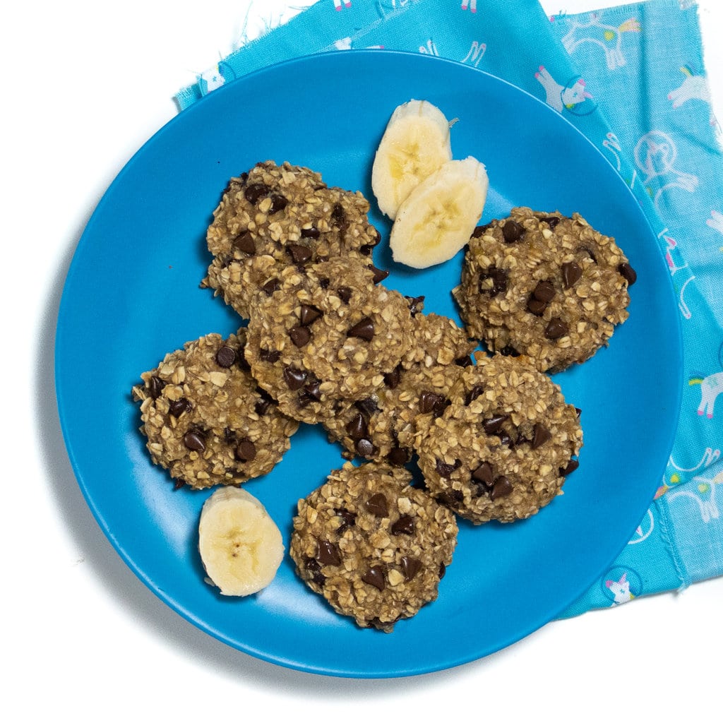 Biscotti facili alla banana con 3 ingredienti