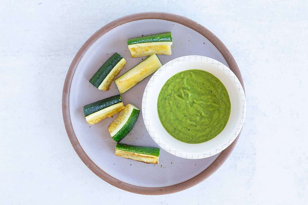 Alimenti per bambini preferiti con zucchine