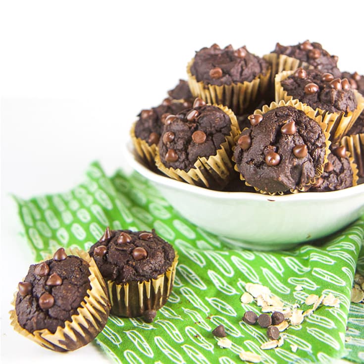 Muffin al cioccolato e zucca per bambini e ragazzi