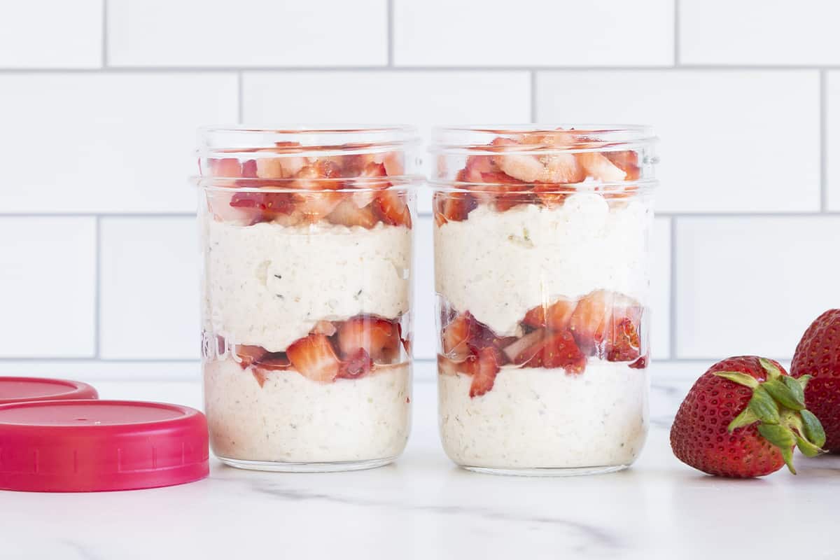 Avena notturna alla fragola
