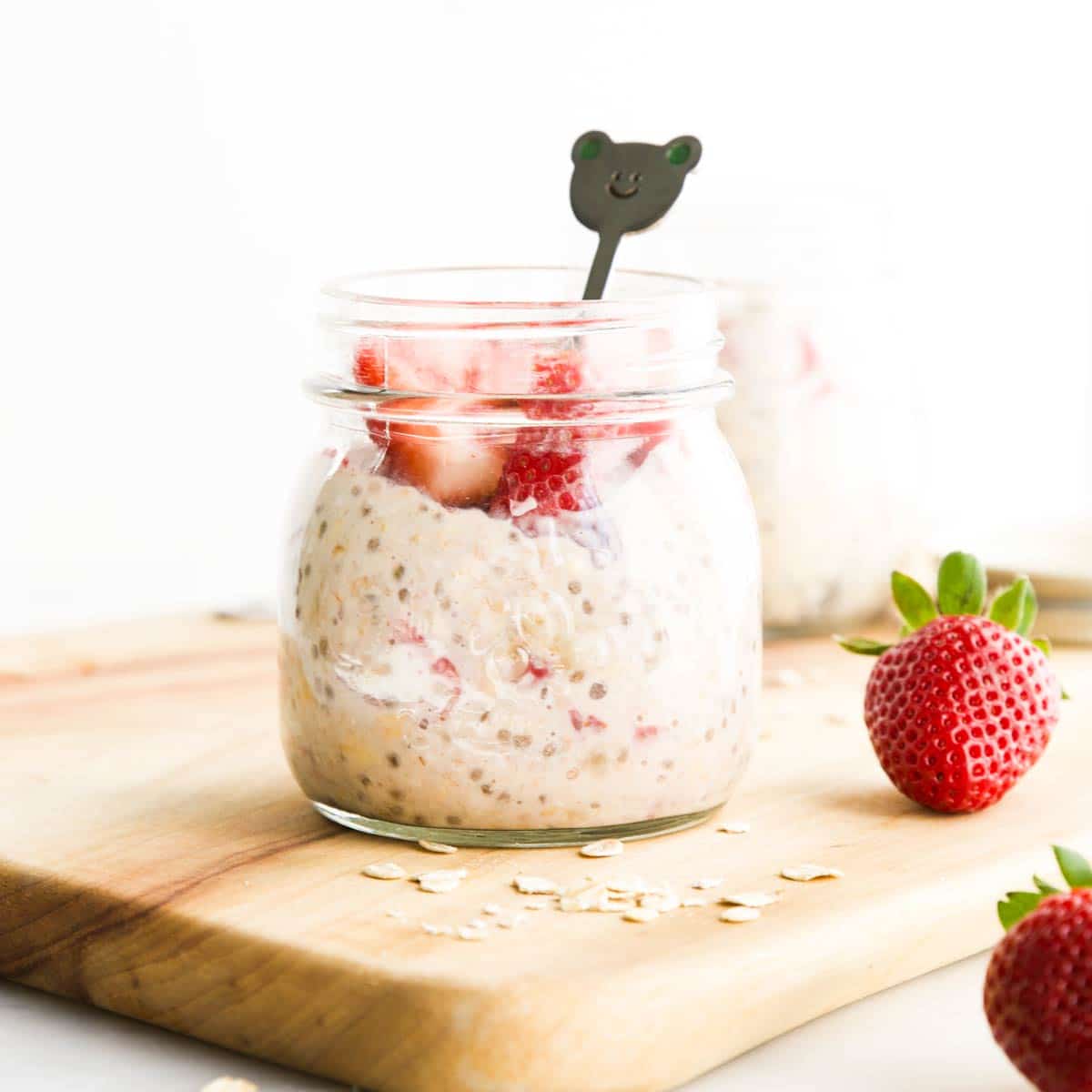 Avena notturna alla fragola