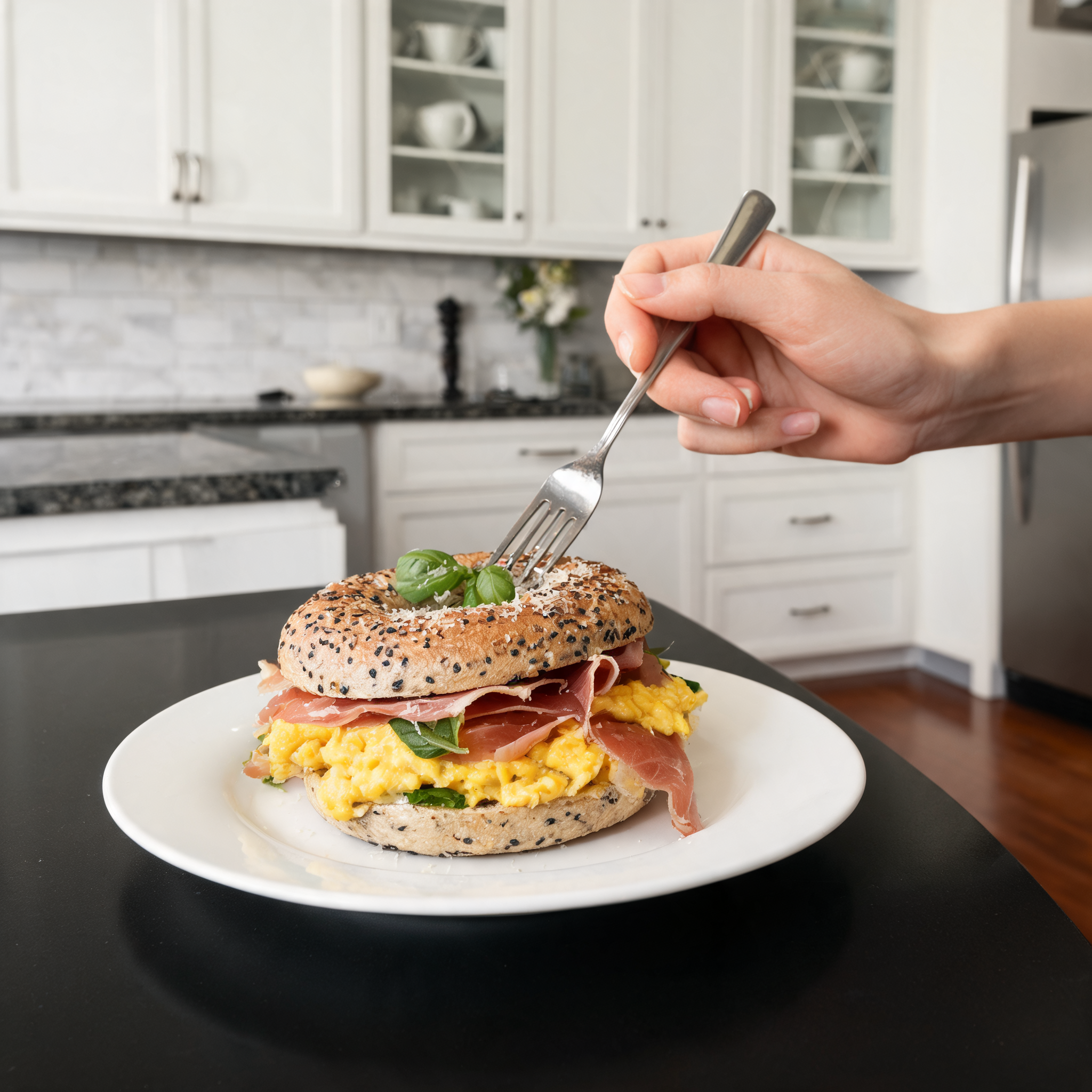 Bagel Proteici della Colazione - Il Trucco del Fitness
