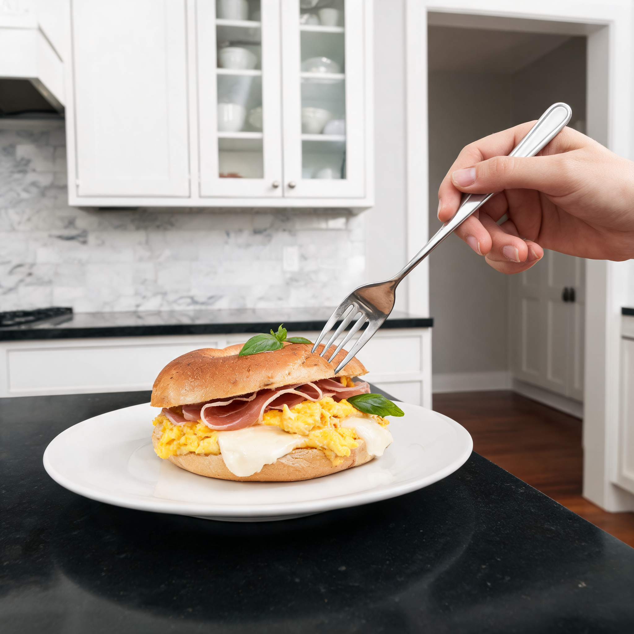Bagel Proteico Ripieno - La Colazione dei Campioni