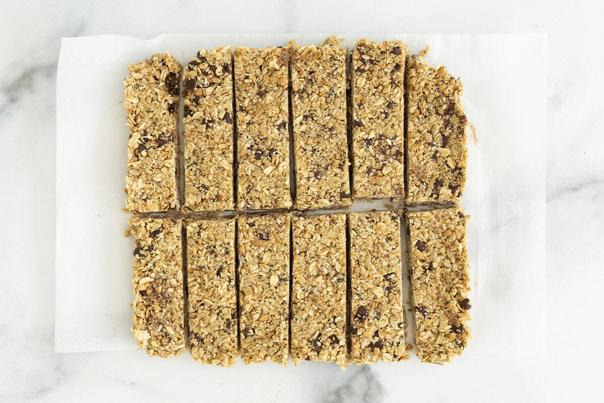 Barrette di muesli gommose