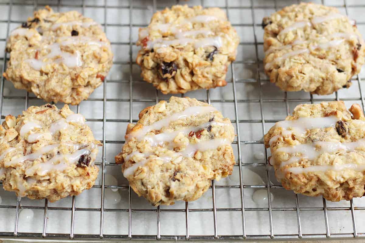 Biscotti di farina d'avena alle mele preferiti