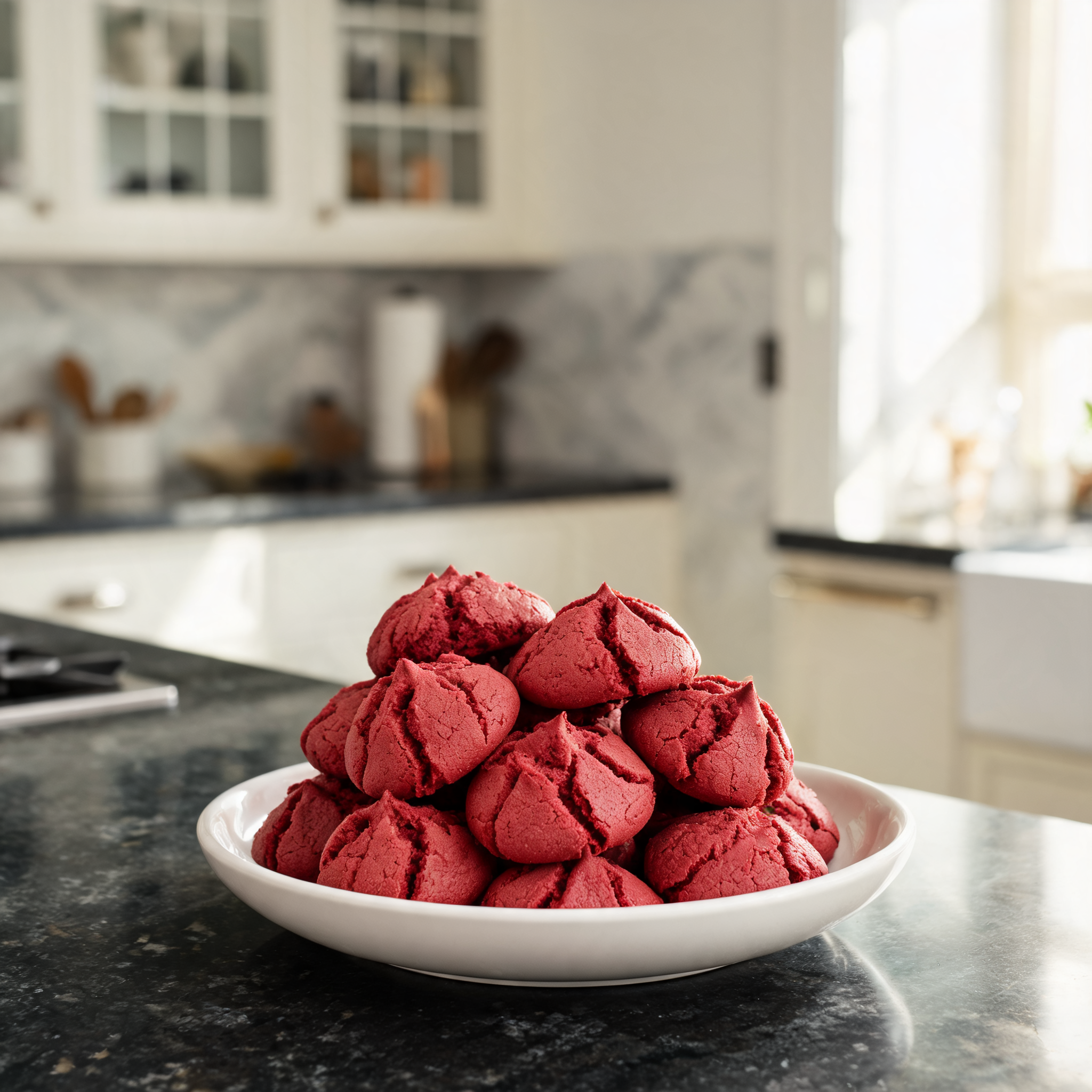 Biscottini Meringa Red Velvet Croccanti