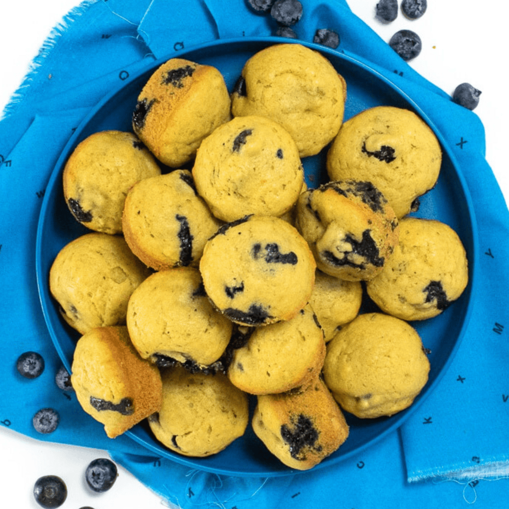 Mini muffin ai mirtilli e avocado preferiti dai fan
