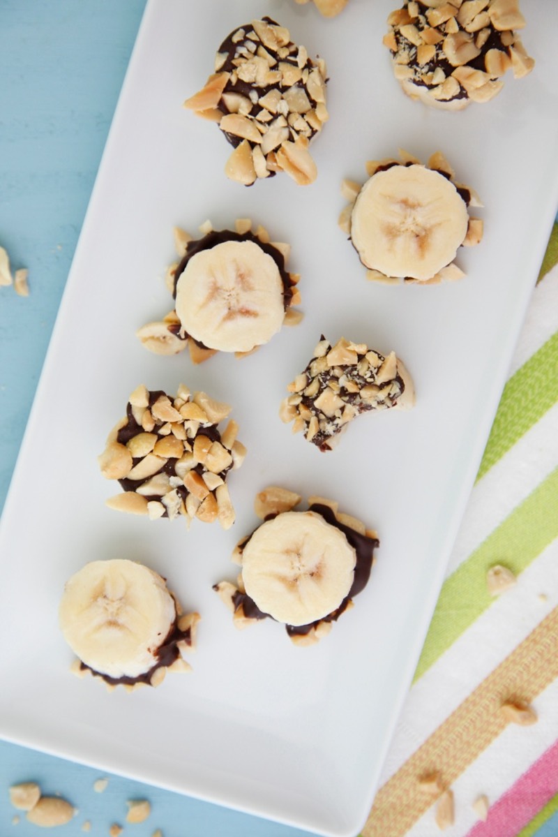 Bocconcini di banana al cioccolato