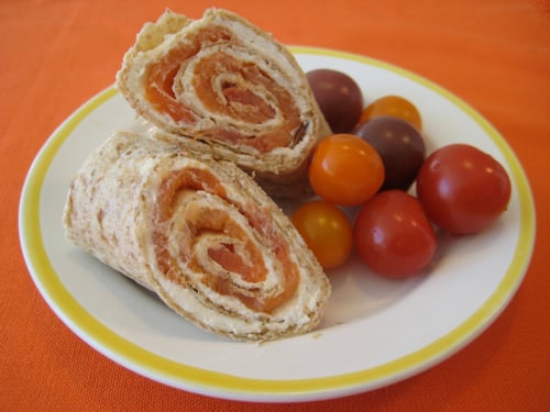 Bocconcini di formaggio cremoso al salmone affumicato