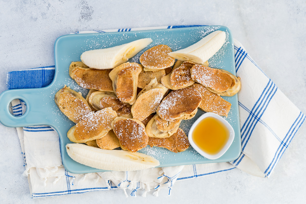 Bocconcini di pancake alla banana
