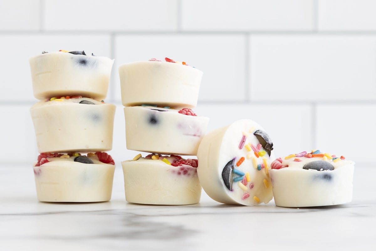 Bocconcini di yogurt gelato