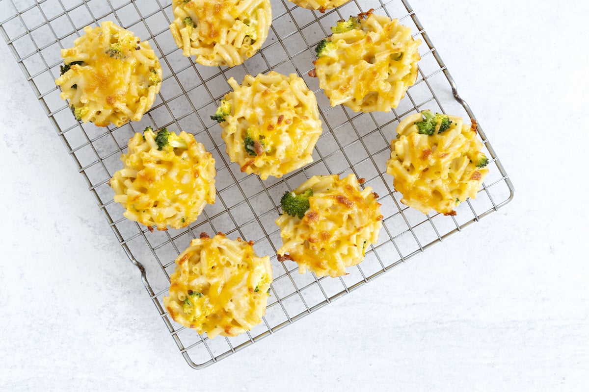 Bocconcini facili di maccheroni e formaggio