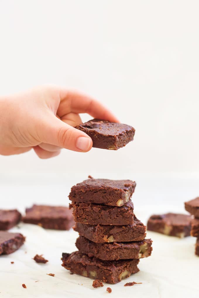 Brownies di patate dolci