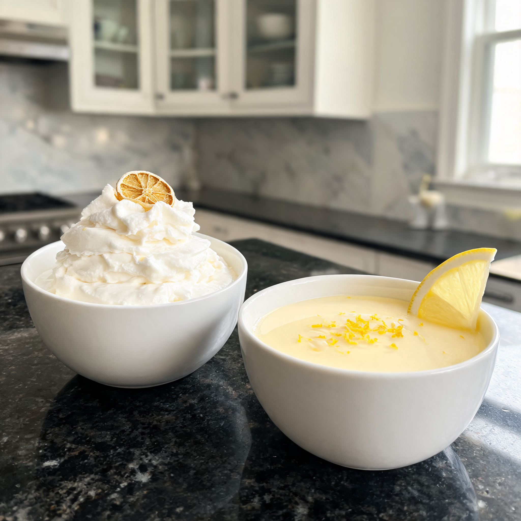 Budino al Limone e Yogurt Proteico a Strati