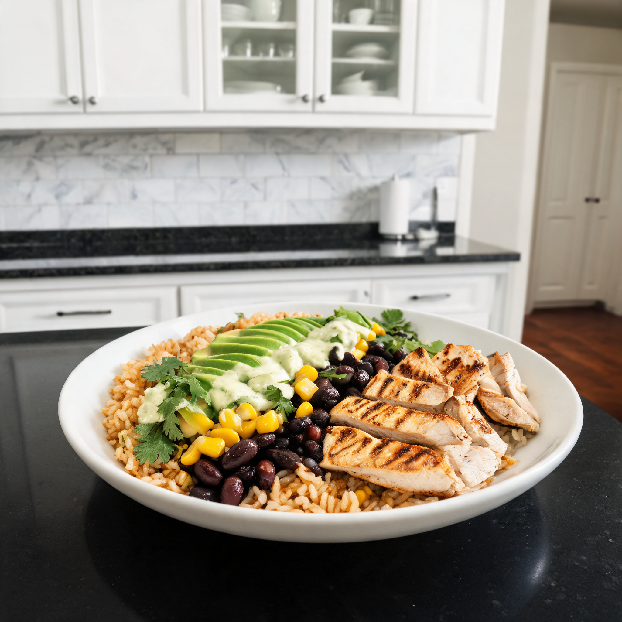Burrito Bowl Pollo e Avocado - La Bomba Proteica