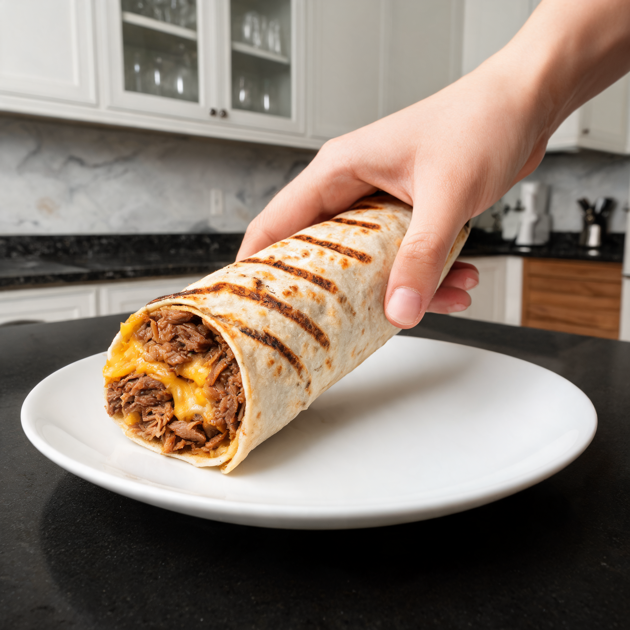 Burritos Grill Formaggio e Carne - La Bomba Proteica 💪