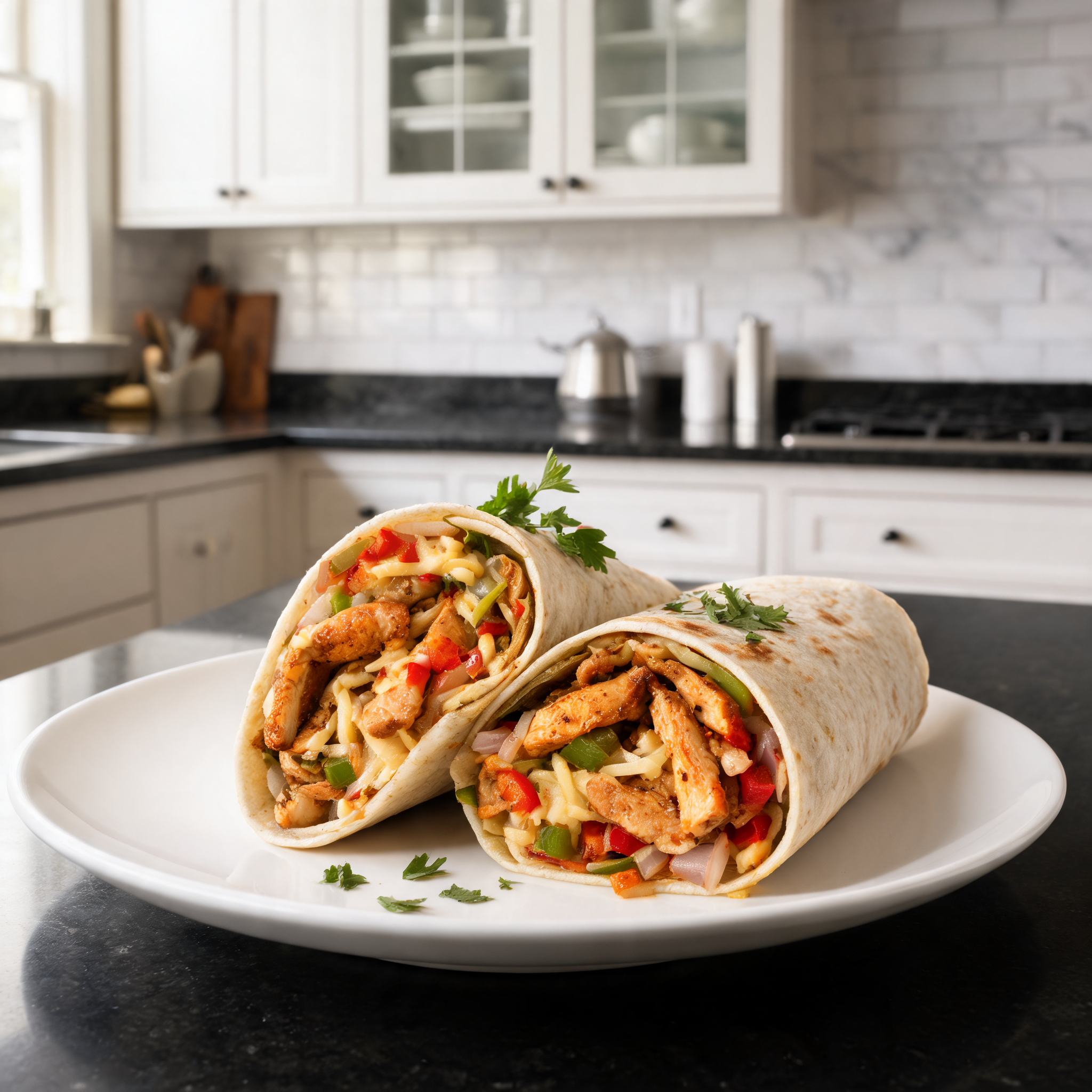 Burritos Piccanti al Pollo - Ricetta Proteica