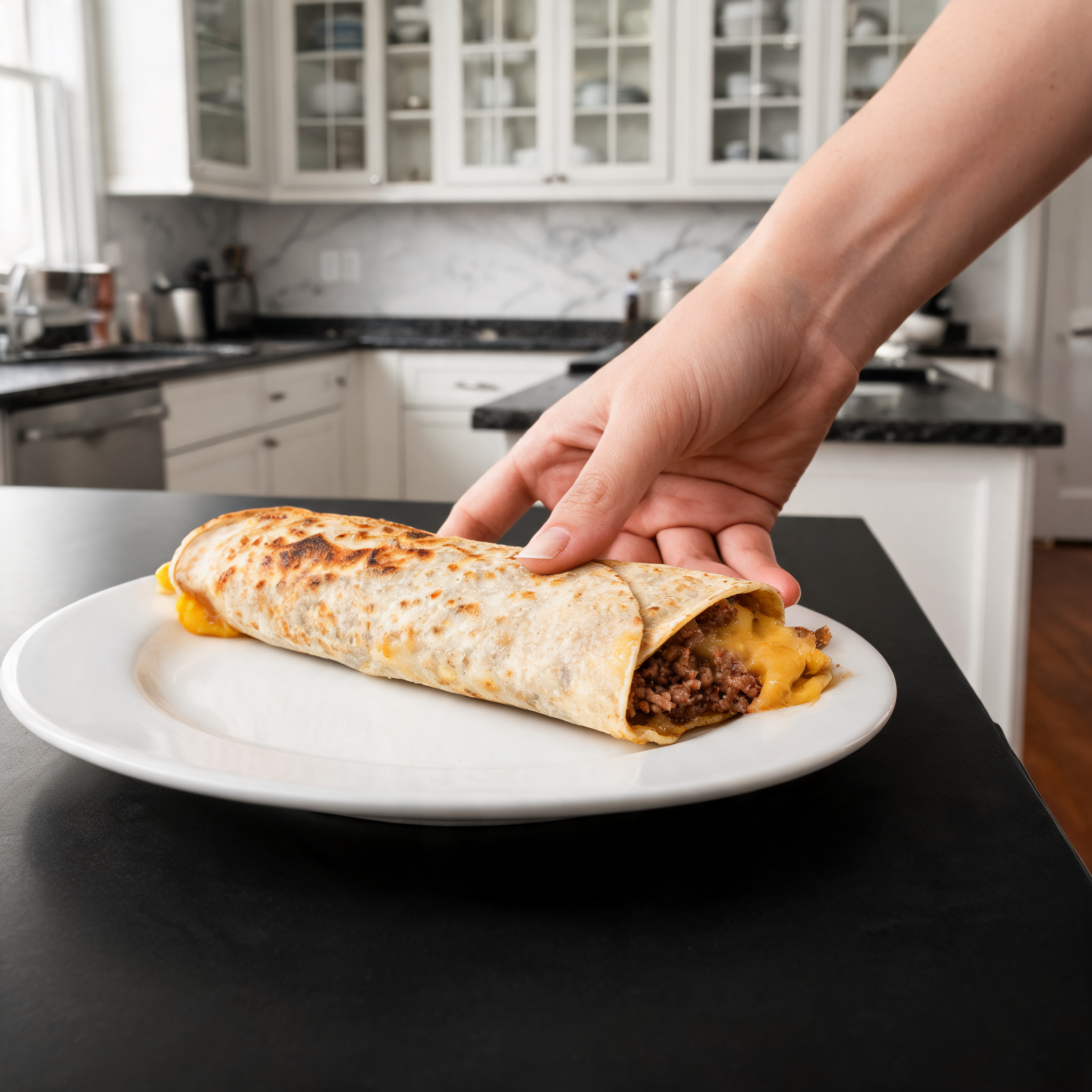 Burritos Proteici al Formaggio e Carne Macinata - Perfetti per il Meal Prep
