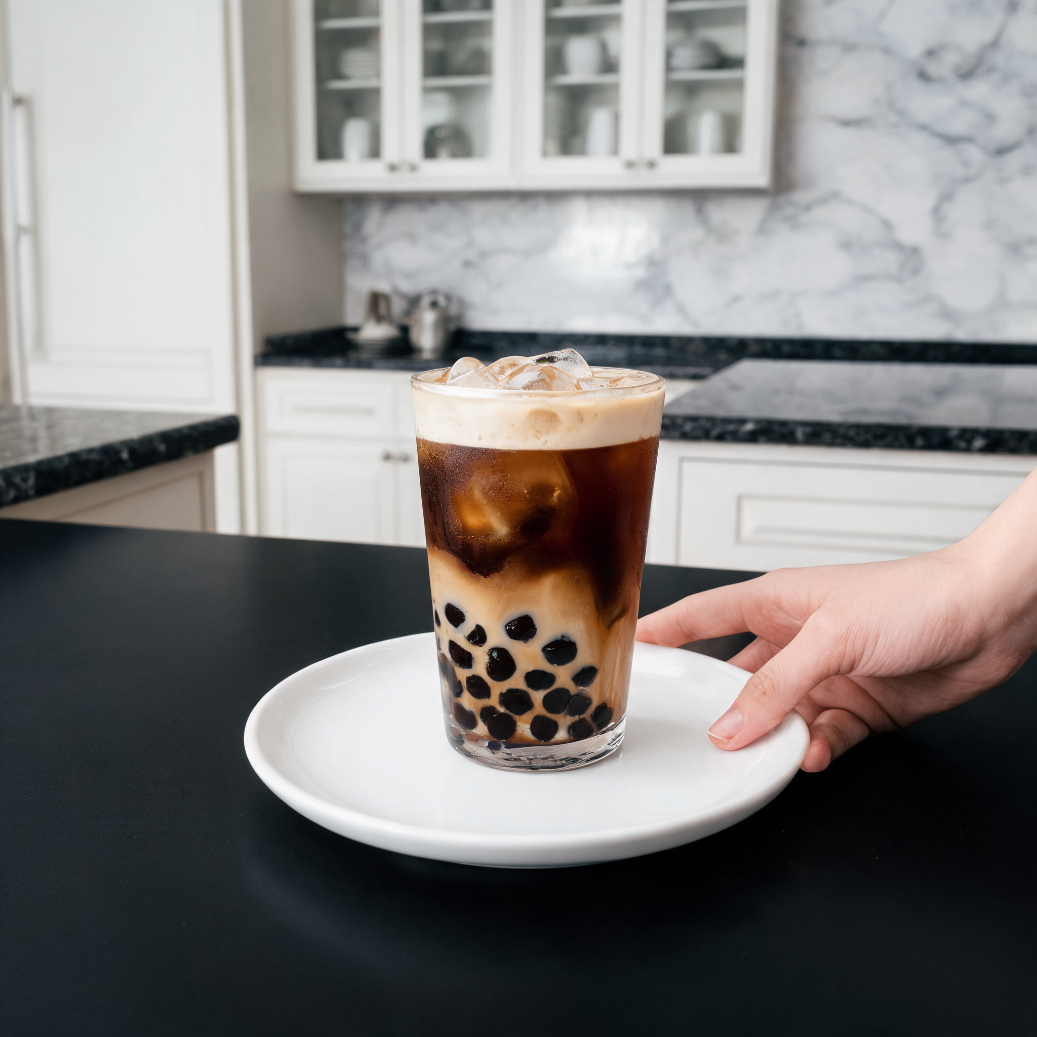 Caffè Boba freddo proteico: la ricetta da piccolo barista