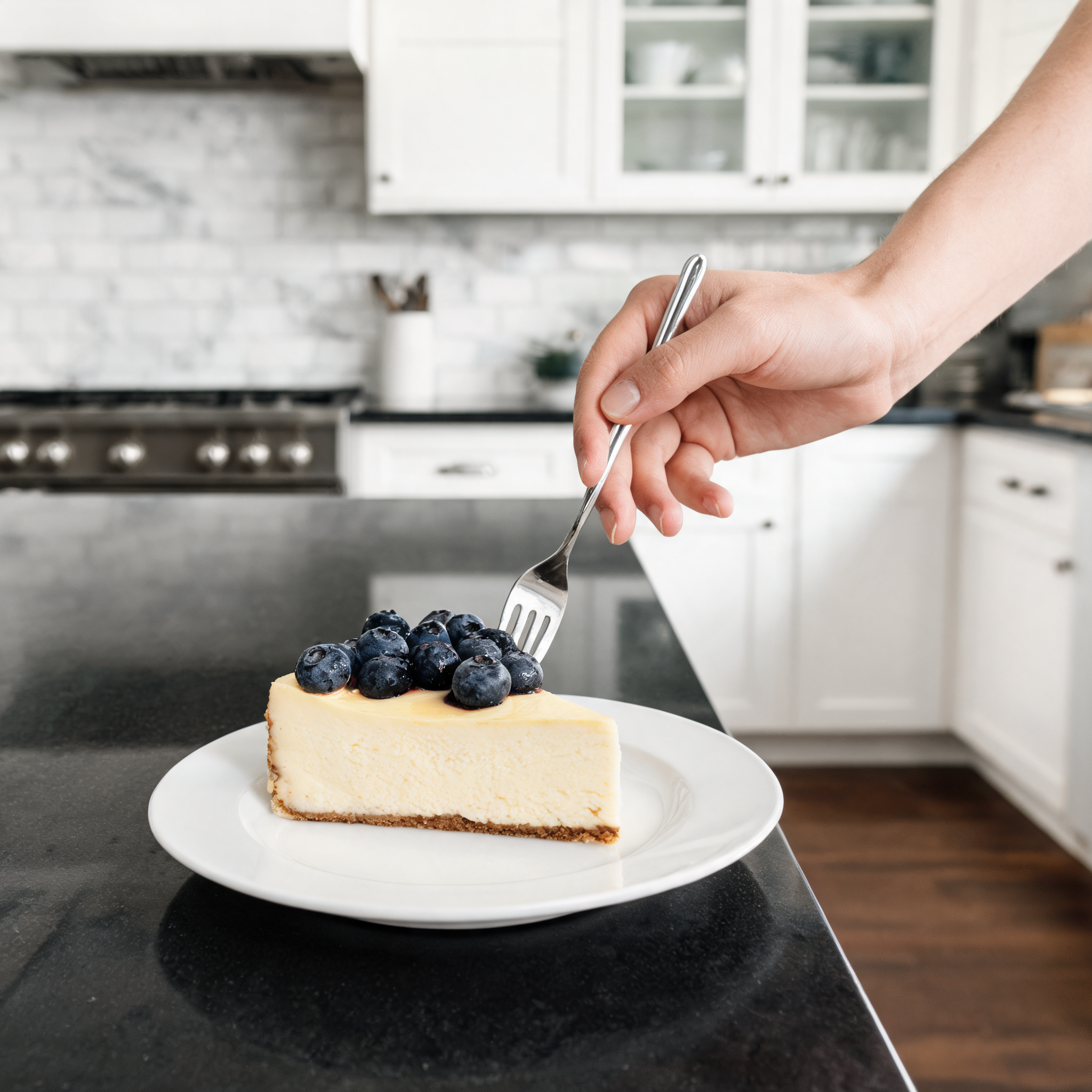 Cheesecake ai Mirtilli Fresca e Proteica