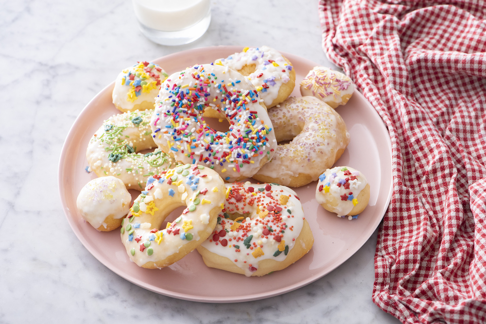 Ciambelle con friggitrice ad aria