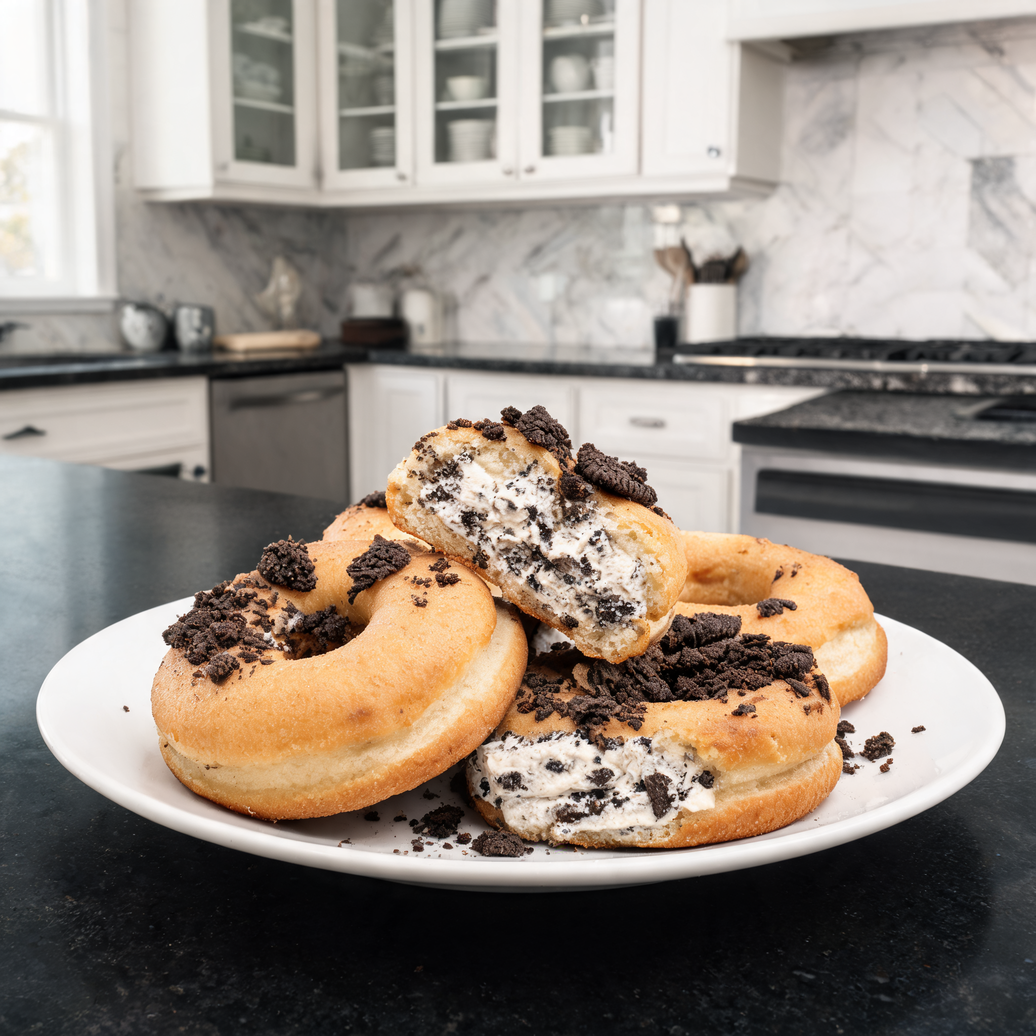 Ciambelle Cookies & Cream Proteiche - 95 Calorie di Bontà