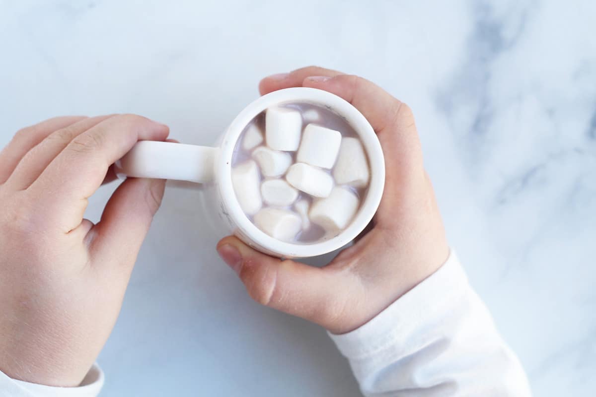 Cioccolata calda salutare (3 minuti)