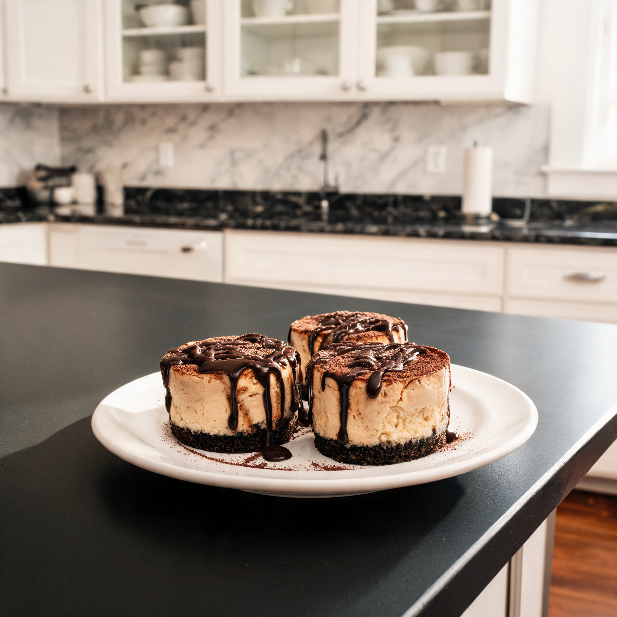 Coppette di Cheesecake al Caffè e Cioccolato