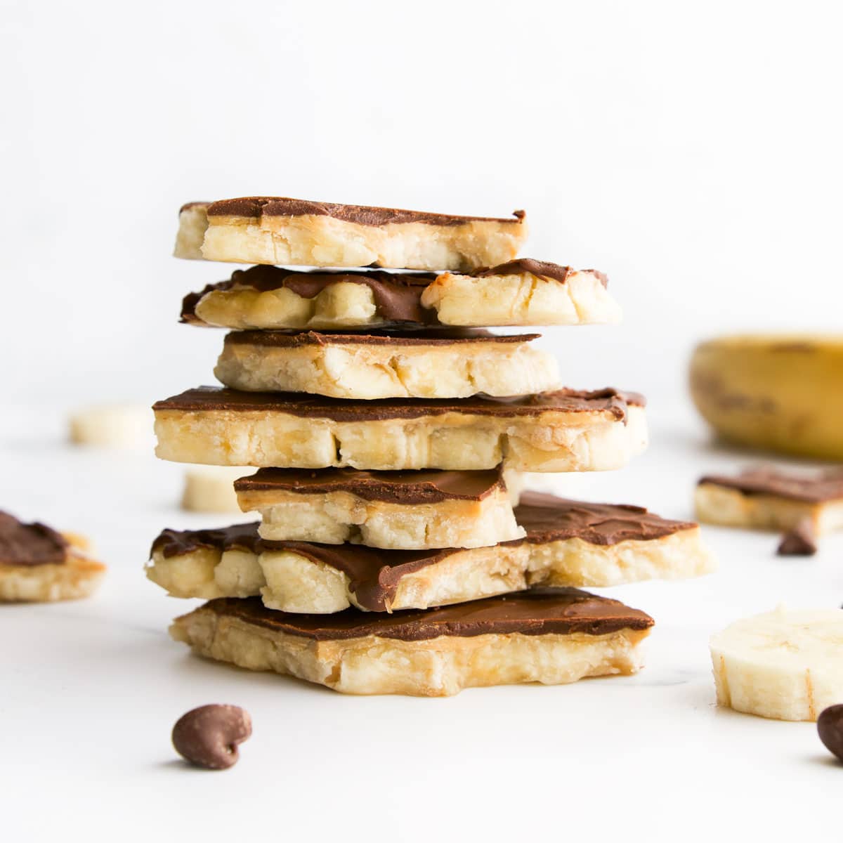 Corteccia di banana congelata