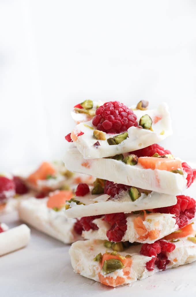Corteccia di yogurt congelato
