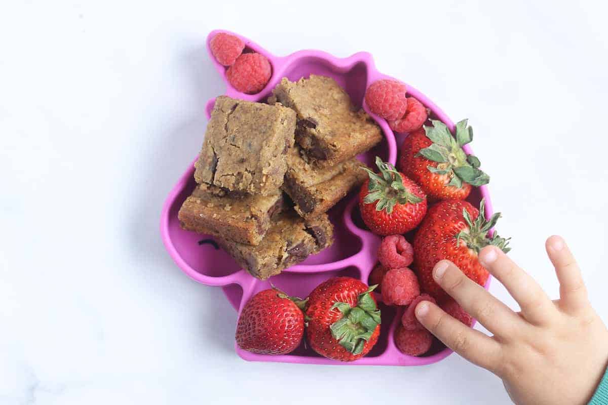 Così buoni Blondies di ceci
