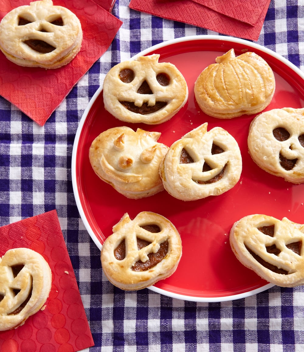 Crostate pop con torta di zucca