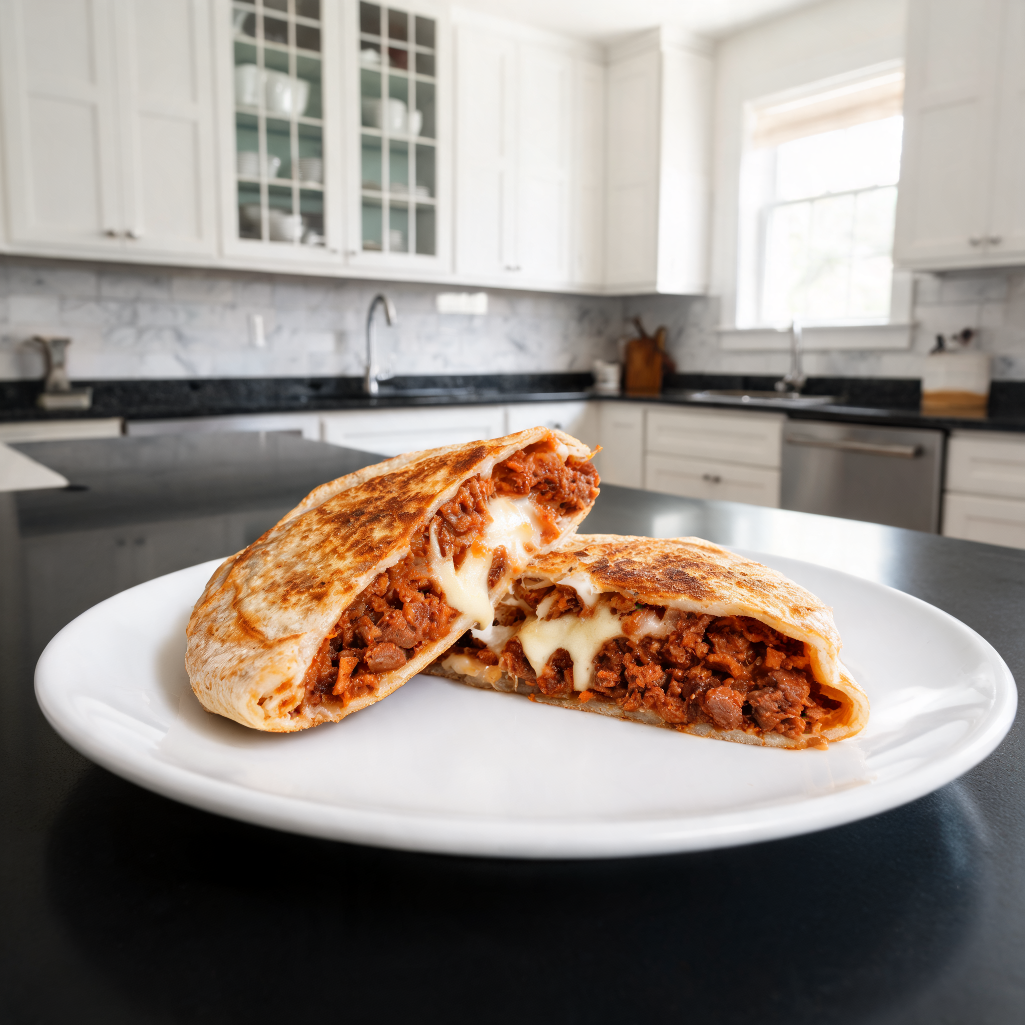 Crunchwrap Proteico con Carne e Formaggio