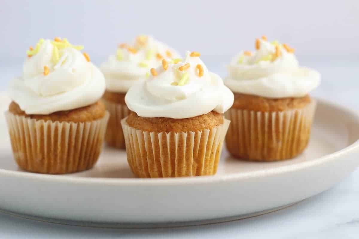 Cupcakes Di Zucca (con Glassa Di Formaggio Cremoso)