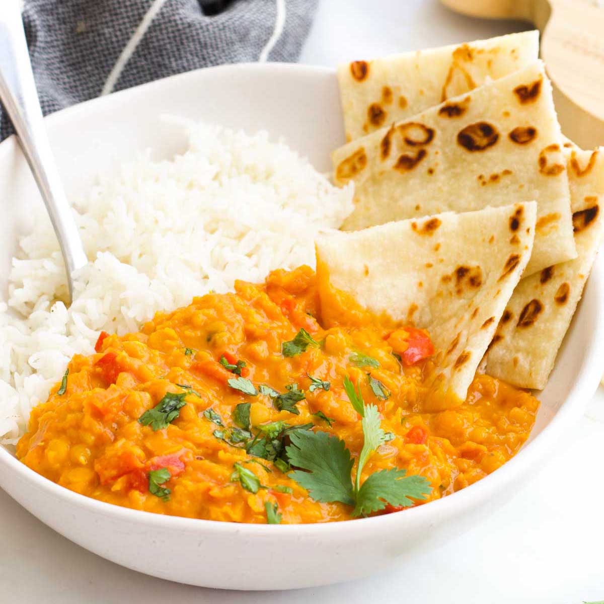 Curry di lenticchie rosse
