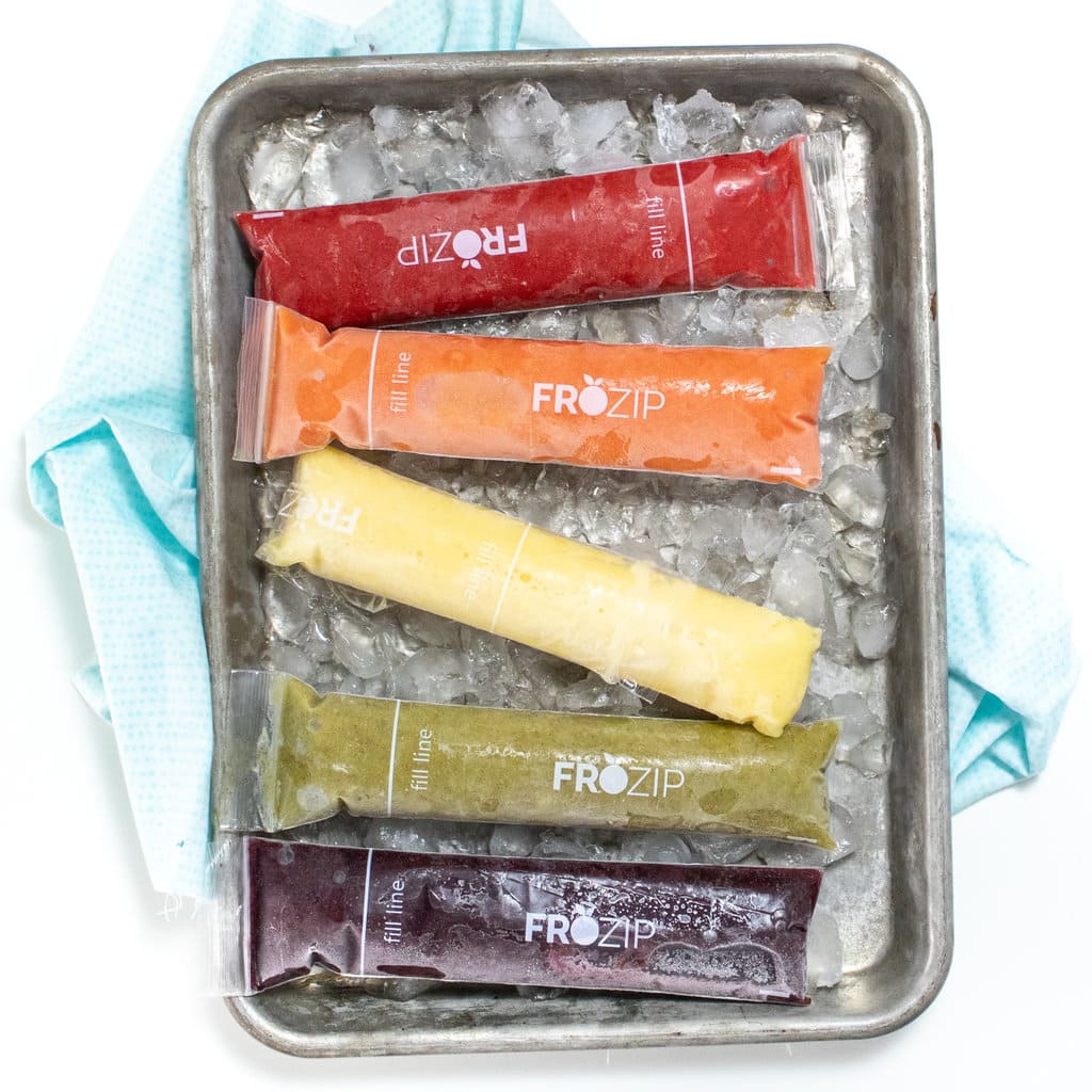 Ghiaccioli per frutta fresca fai da te nel congelatore (realizzati in 5 minuti)