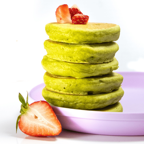 Soffici pancake agli spinaci in 15 minuti (per neonati, bambini piccoli e ragazzi!)