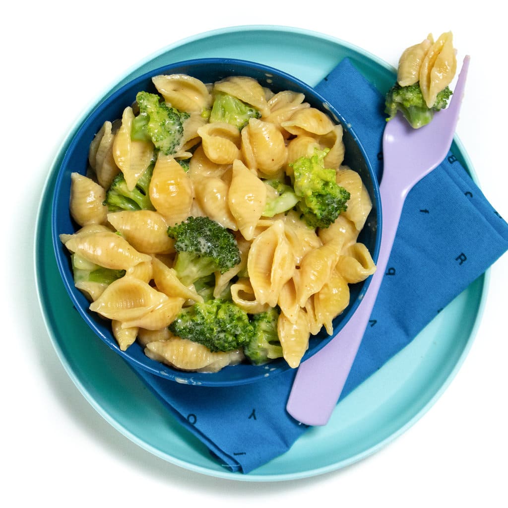 Il maccherone cremoso ai broccoli preferito da mio figlio e il formaggio