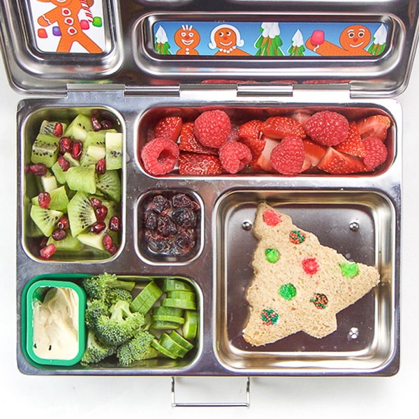 Idea per il pranzo scolastico di Natale per bambini