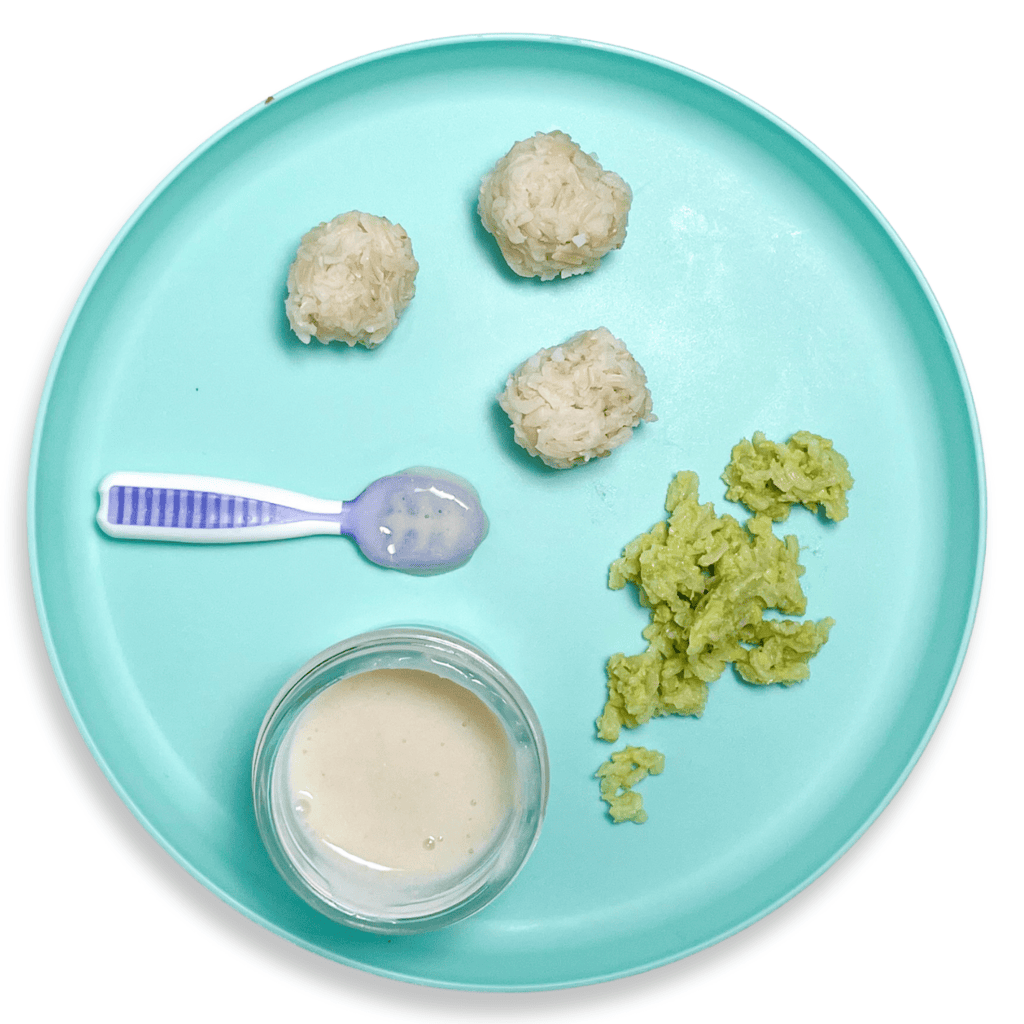 Polpette di riso facili per lo svezzamento guidato dal bambino