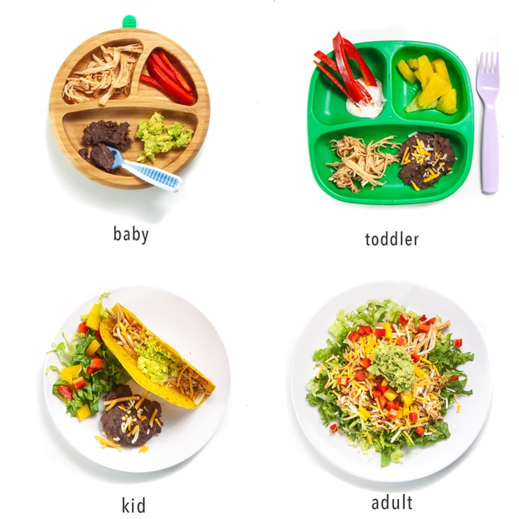 Tacos semplici di pollo con salsa preferiti dalla famiglia (fatti in pentola istantanea o a cottura lenta)