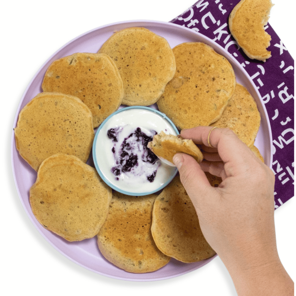 Soffici pancake alle zucchine da 15 minuti per neonati e bambini piccoli