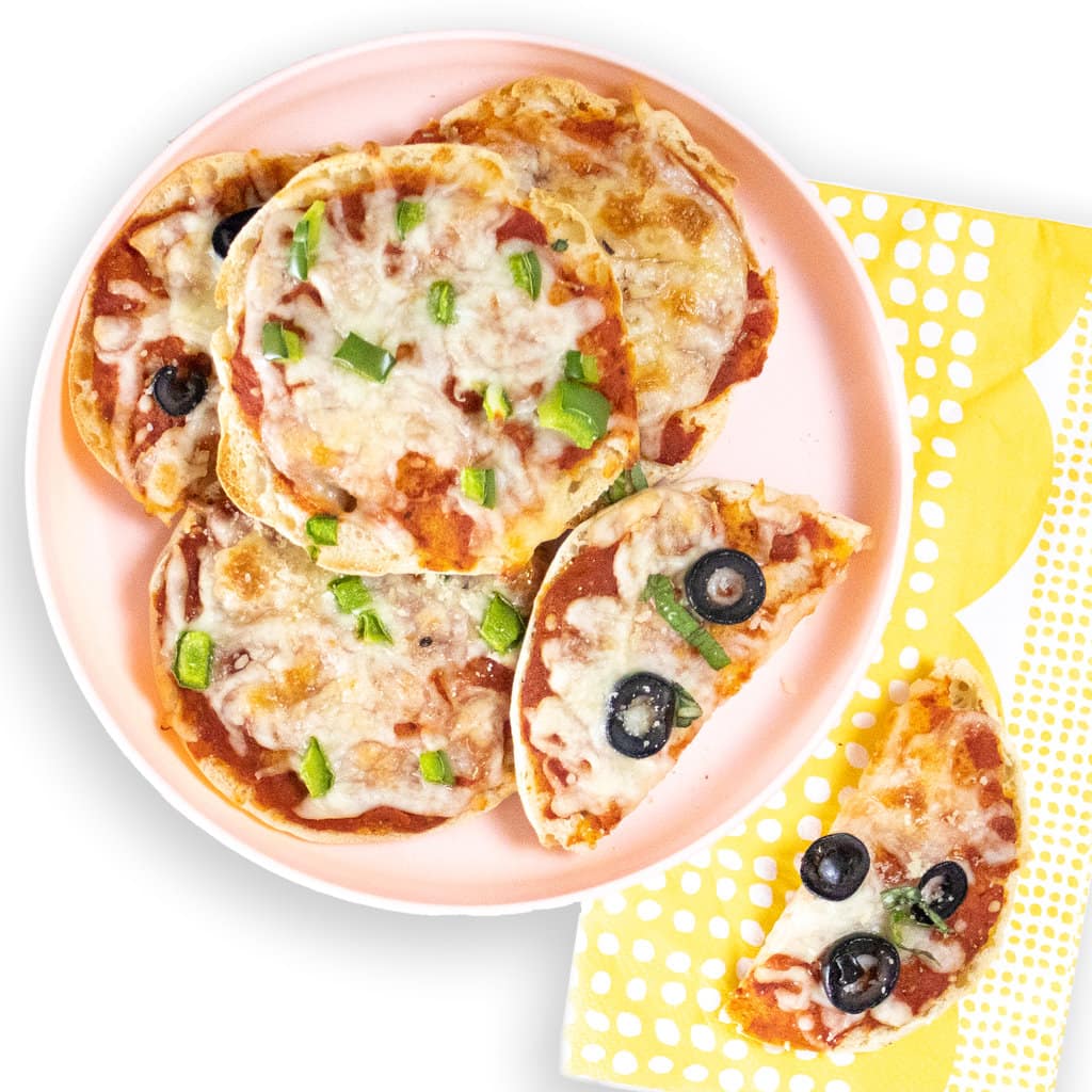 Pizze Muffin Inglesi in 10 Minuti (forno o friggitrice!)