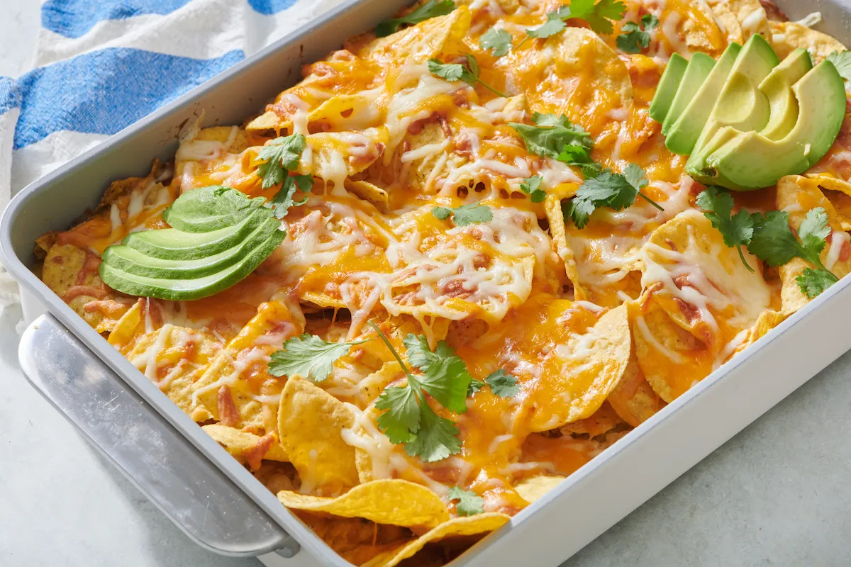 Fajita di pollo in casseruola