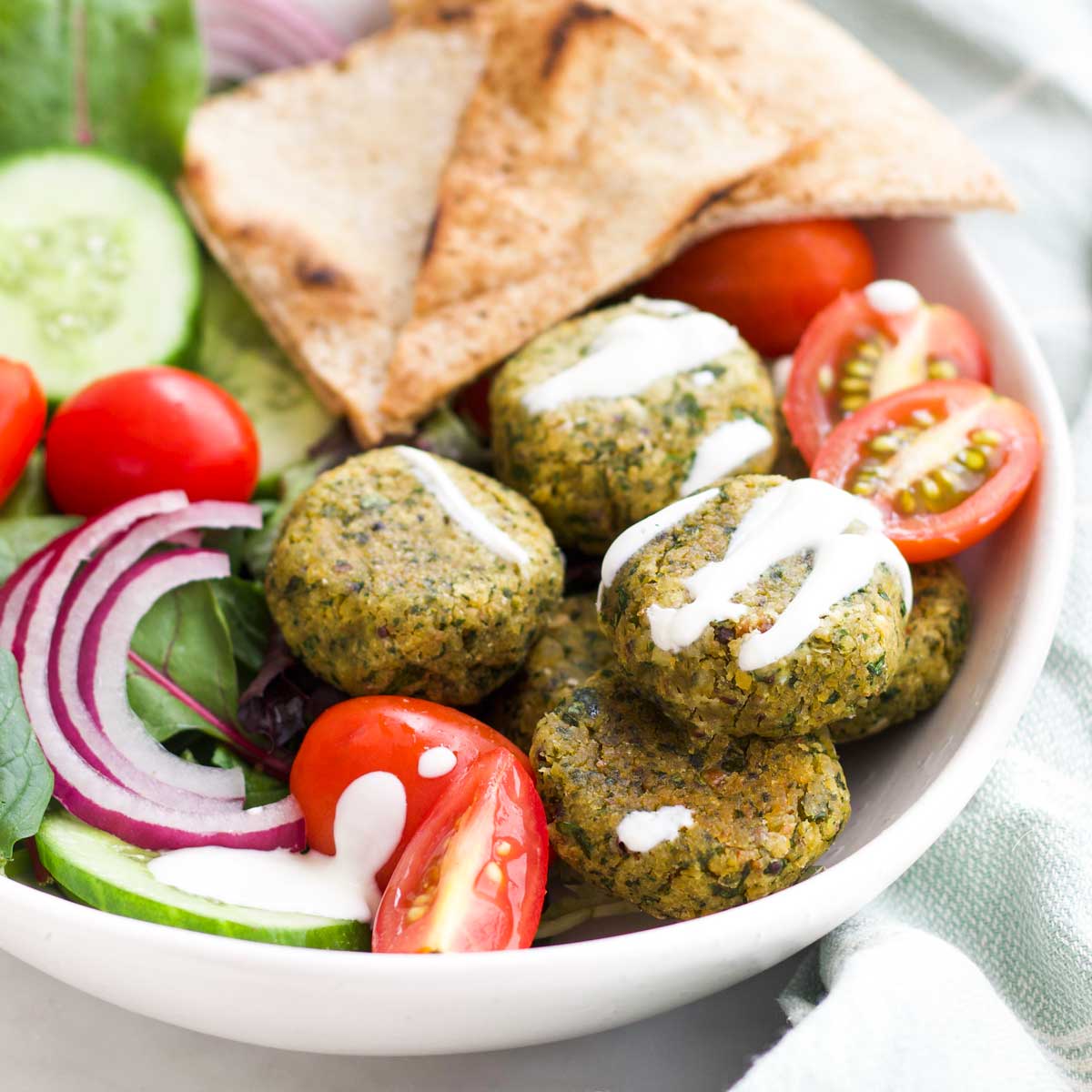 Falafel al forno