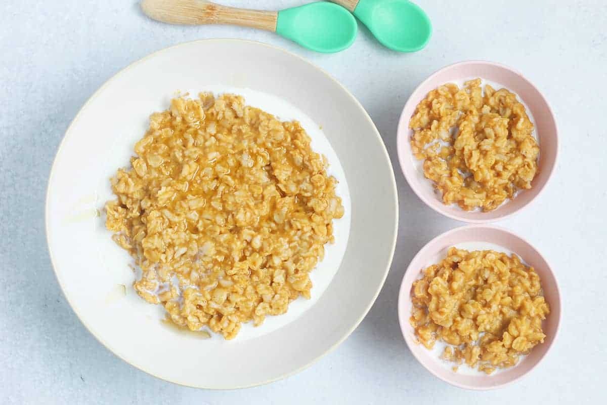 Farina d'avena facile alla zucca (con qualsiasi tipo di avena)