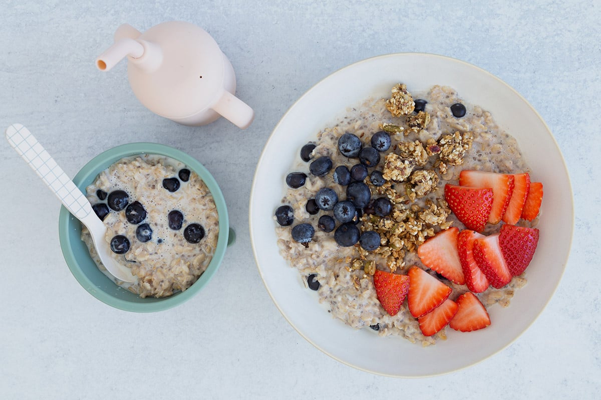 Farina d'avena preferita con semi di Chia