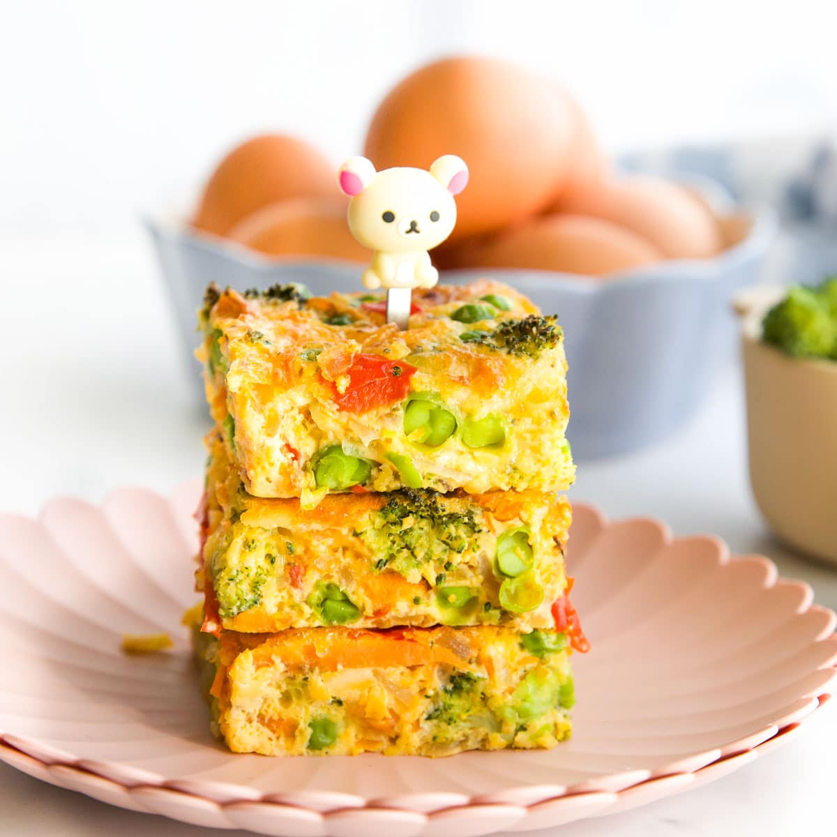 Frittata vegetariana (adatta ai bambini piccoli)